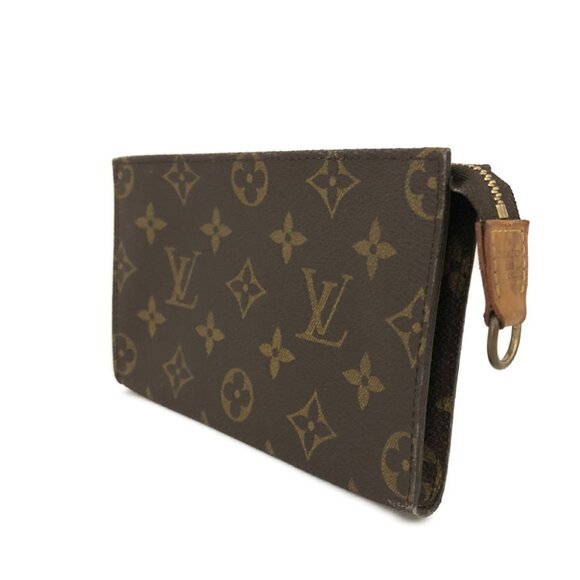 Louis Vuitton Monogram Cosmetics Pouch (Bucket PM) Purse Brown lux115-101225 - Picture 4 of 8